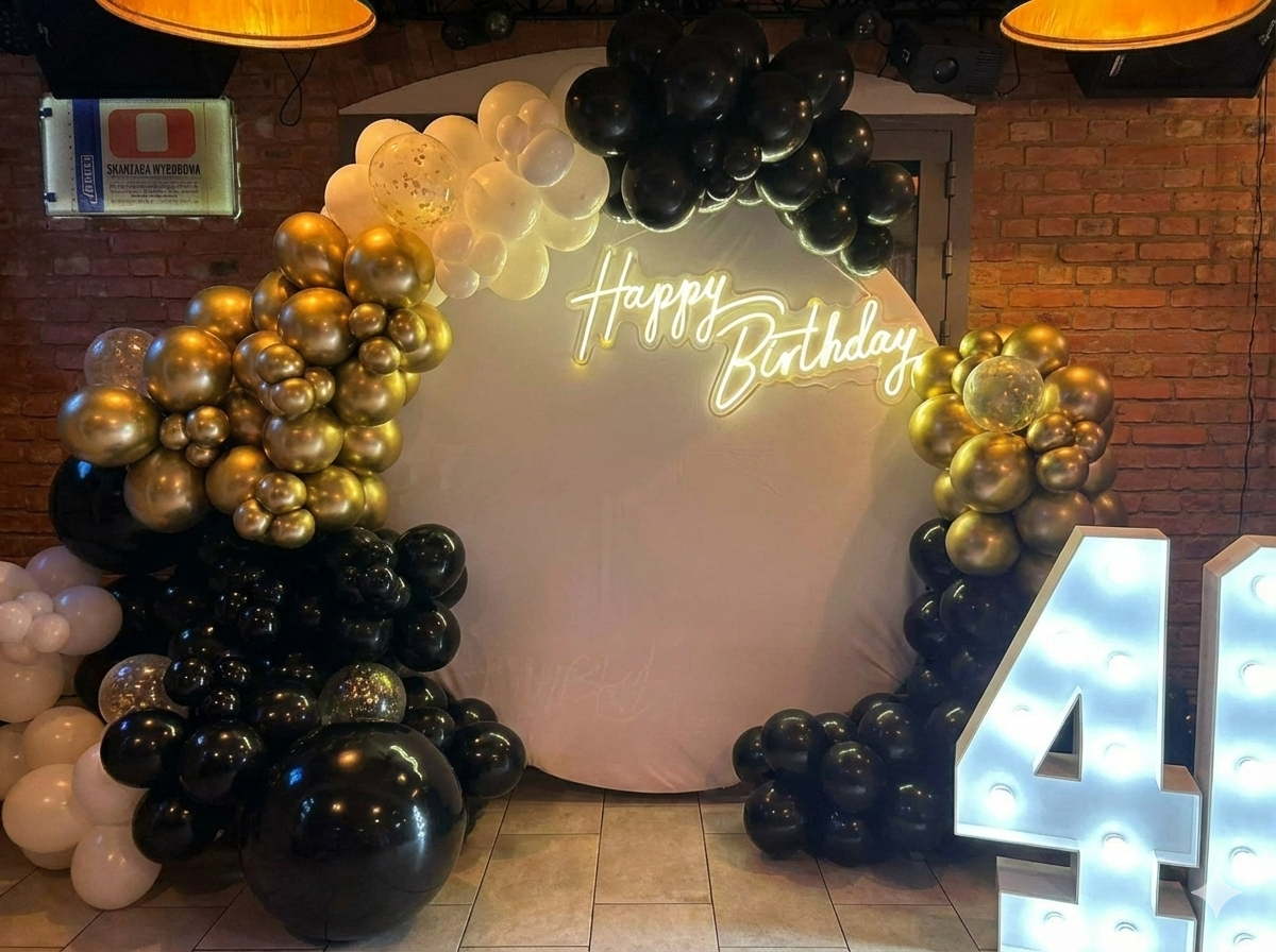 Neon LED "Happy Birthday"
