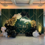 Neon Happy Birthday napis LED na ściankę urodzinową