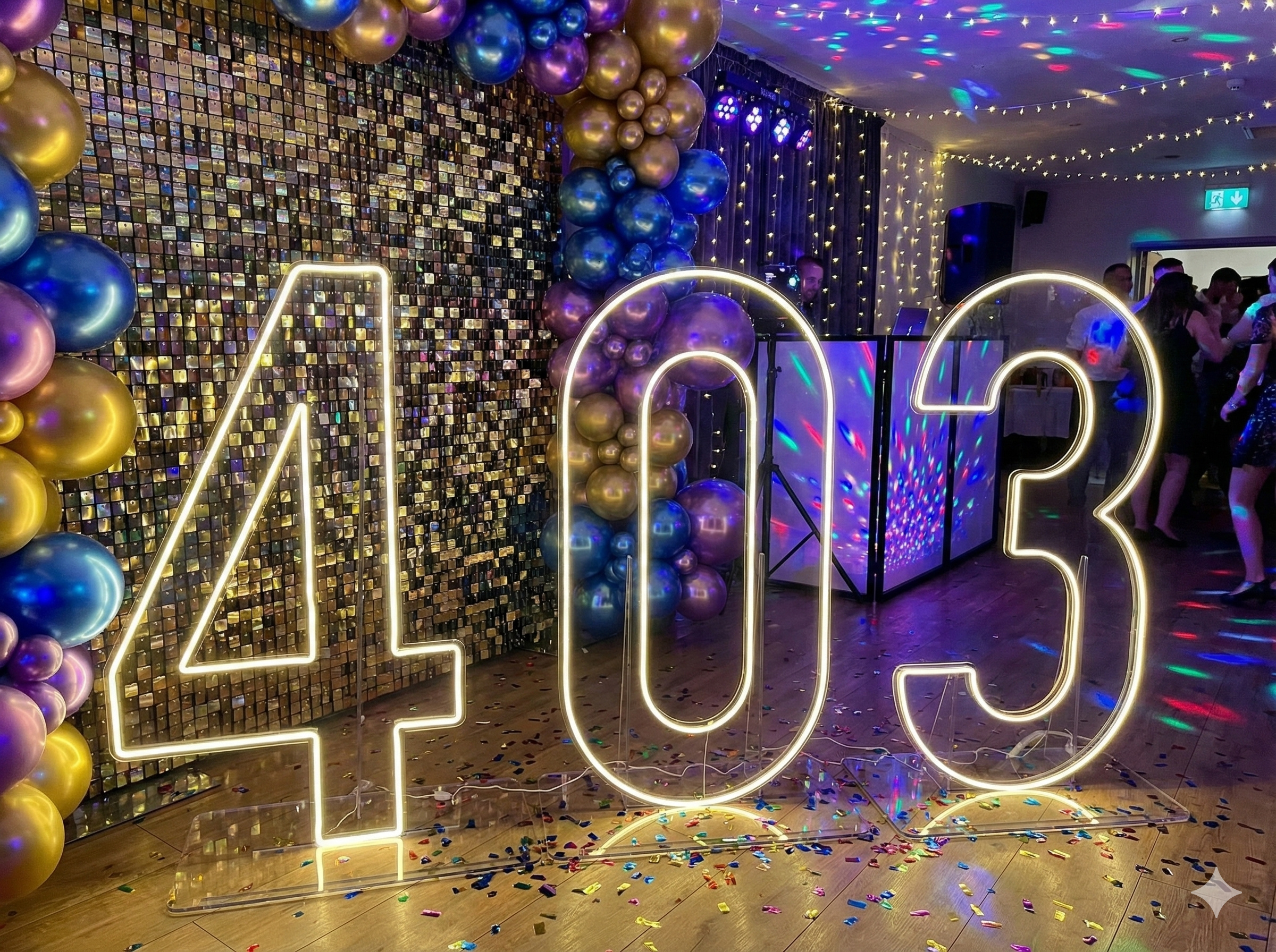 CYFRA LED z podstawą