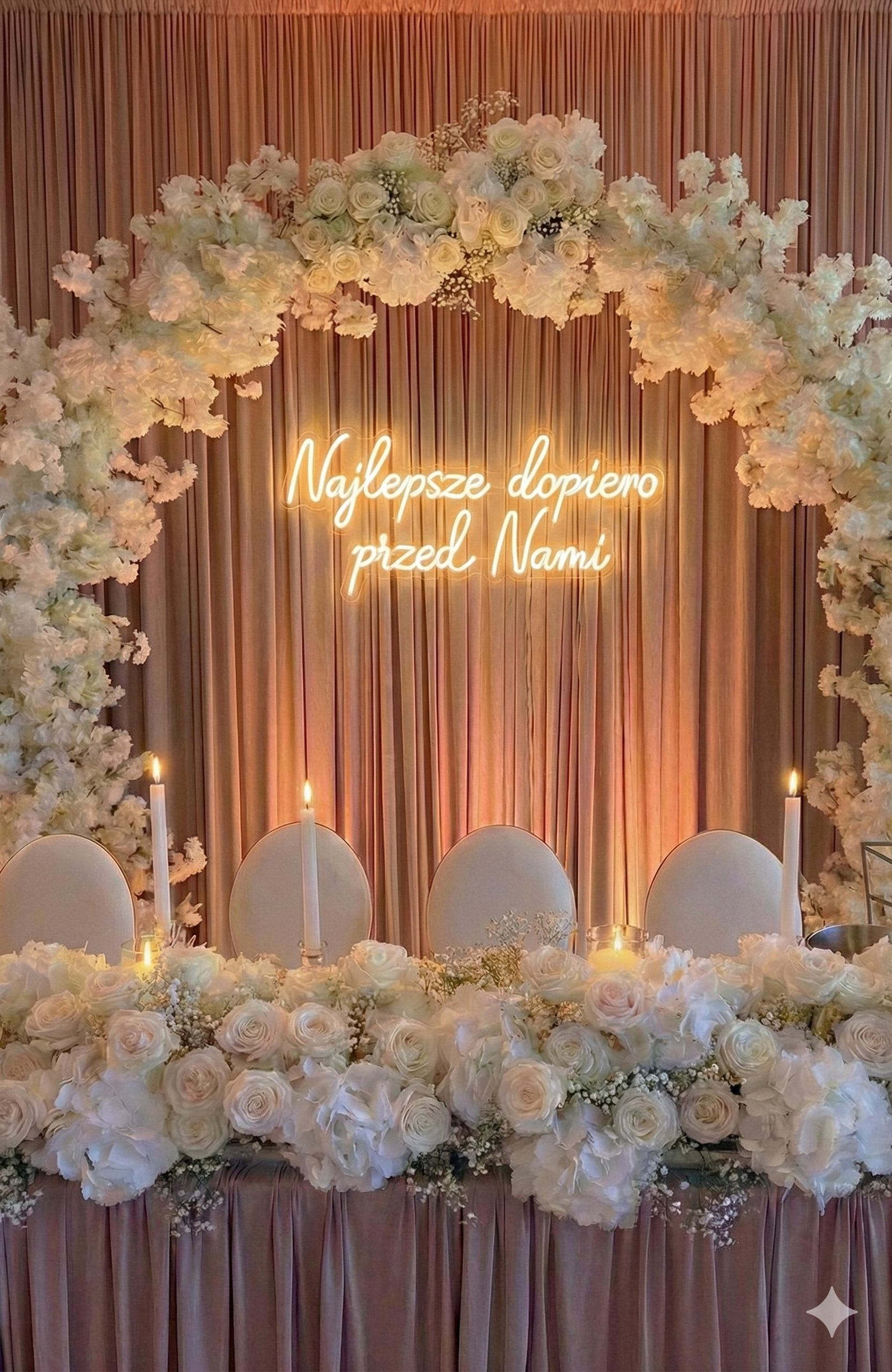 Neon LED "Najlepsze dopiero przed nami"