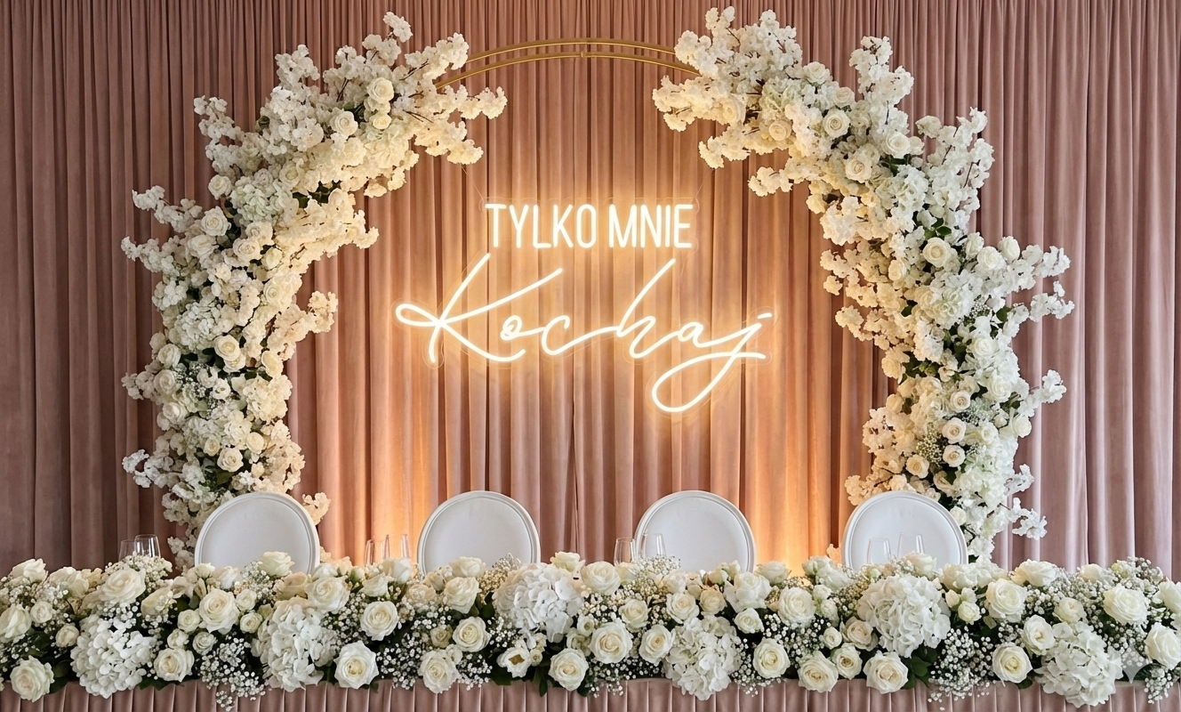 Neon LED "Tylko mnie kochaj"
