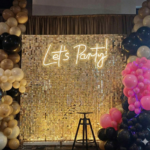 Neon Let's Party napis LED na imprezę