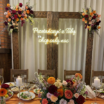 Neon Przetańczyć z Tobą chcę całą noc napis led nad parkiet na wesele i studniówkę