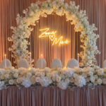 Neon Żona Mąż LED na ściankę weselną - Sklep Neonsens