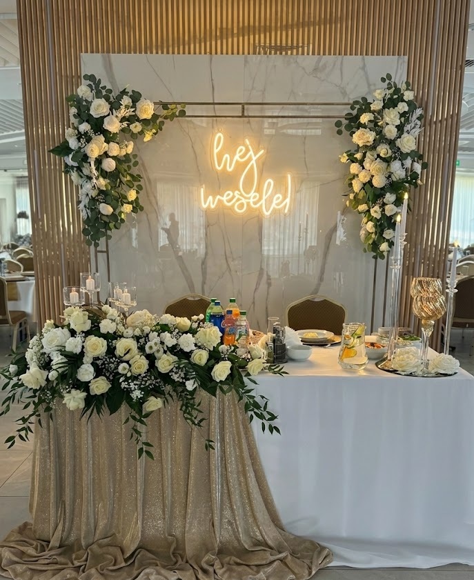 Neon LED "Hej wesele !"