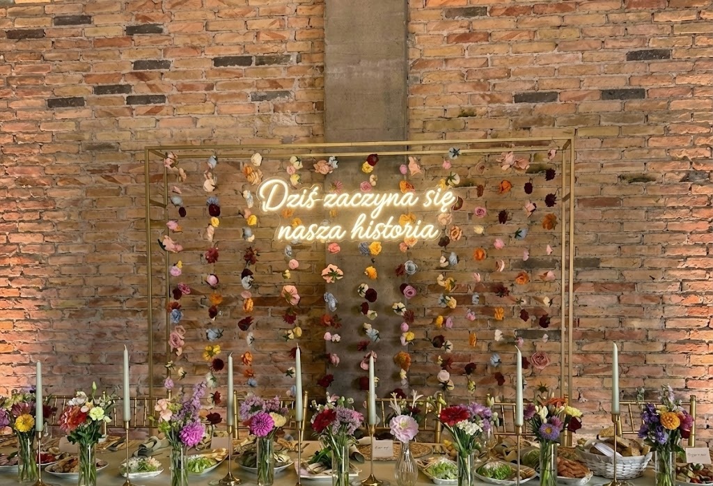 Neon LED "Dziś zaczyna się nasza historia"