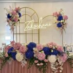 Neon Zakochani na ściance weselnej dekoracja led