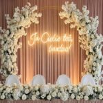 Neon Ja Ciebie też bardzo napis LED dekoracja