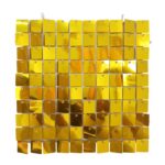 Panele cekinowe złote ścianka glamour na 18stkę