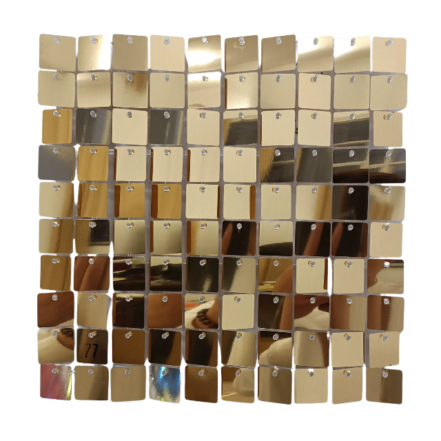 Panele cekinowe szampańskie złoto